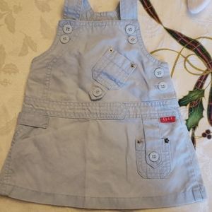 Elle baby girl denim like dress from Italy